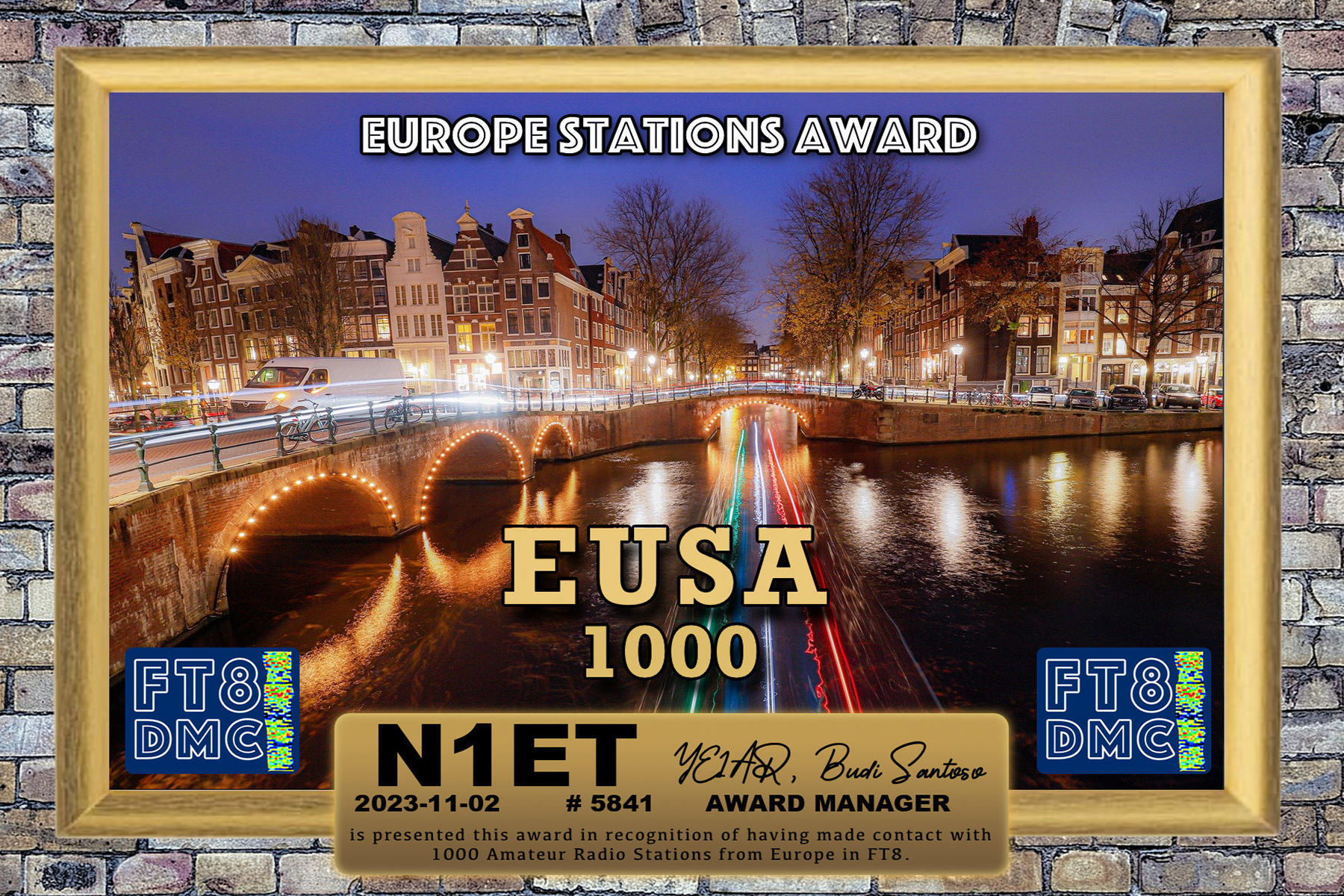 N1ET EUSA 1000 FT8DMC