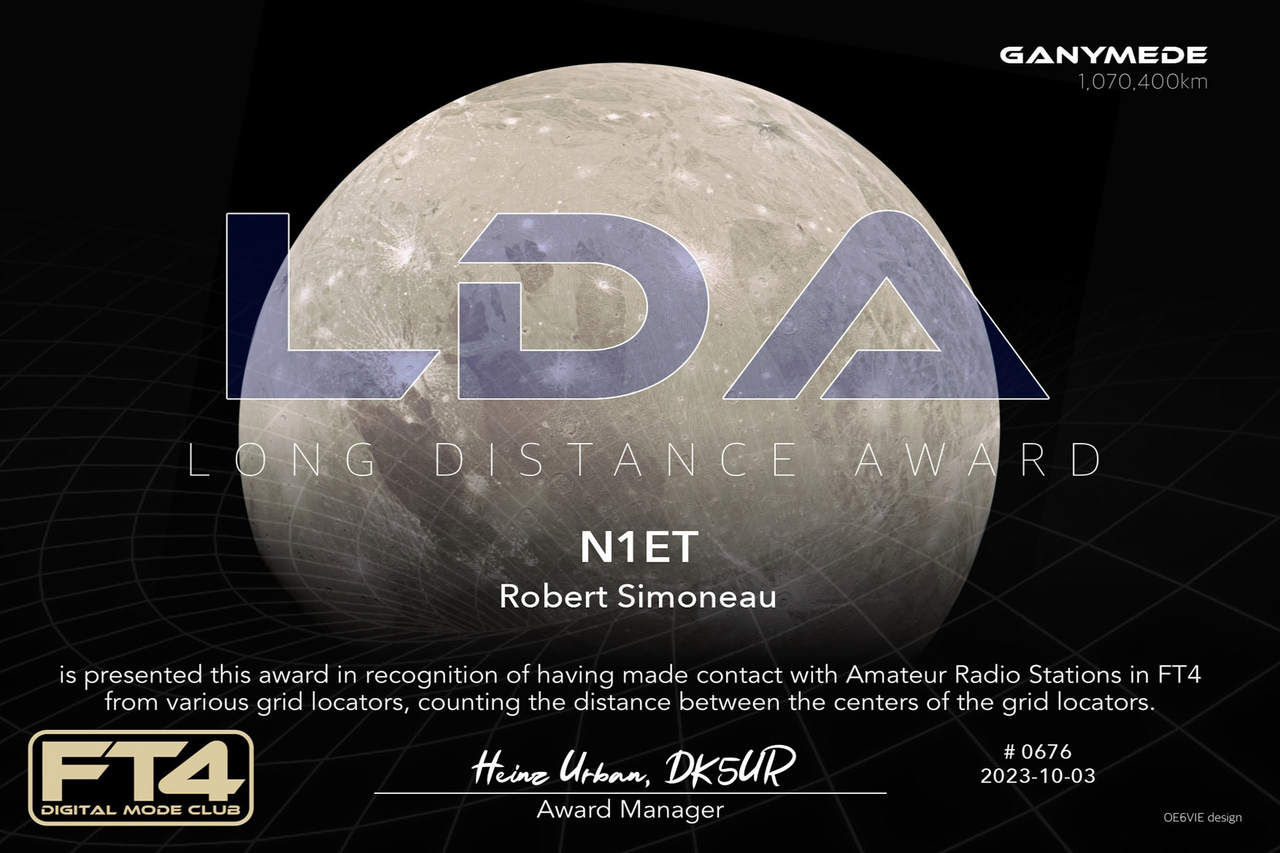 N1ET LDA GANYMEDE FT4DMC