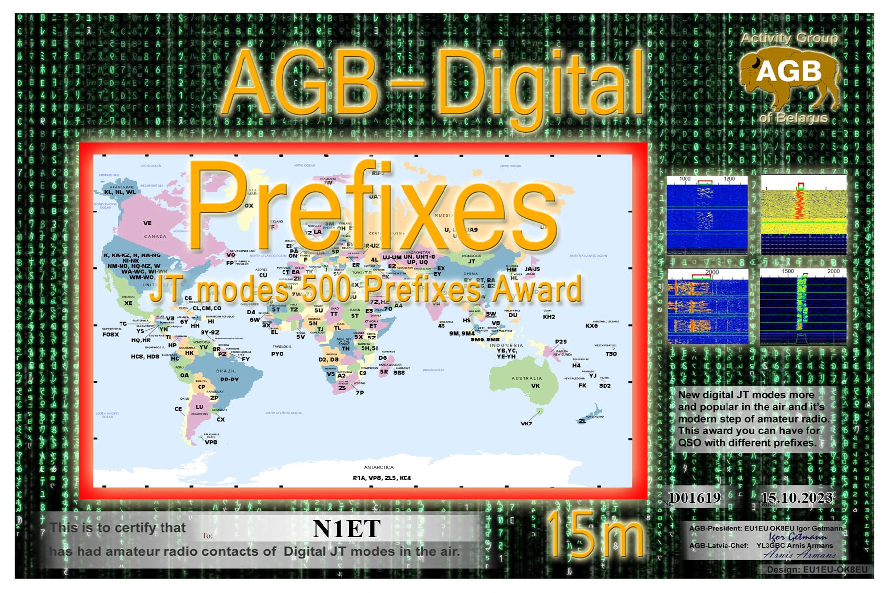 N1ET Prefixes 15M 500 AGB