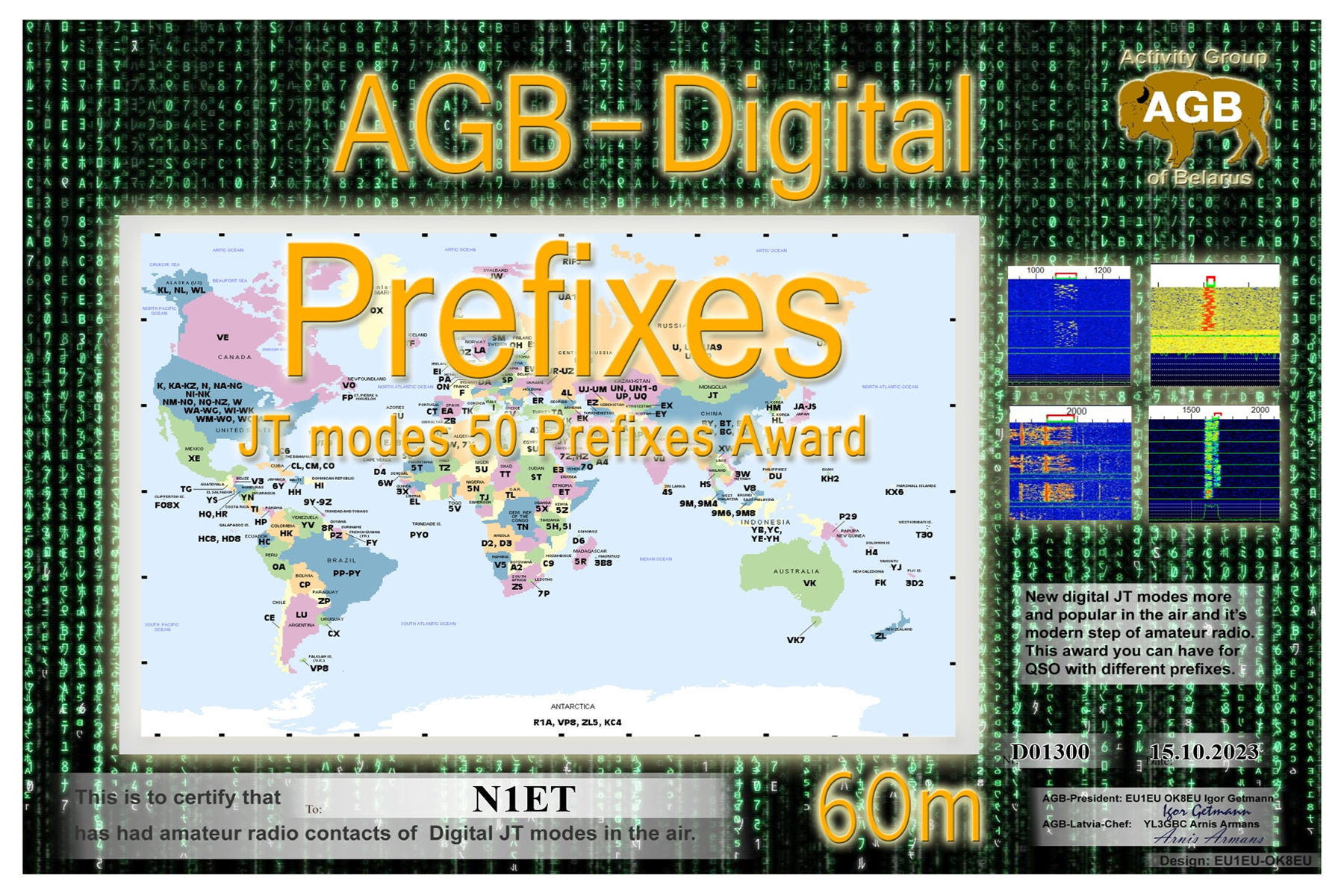 N1ET Prefixes 60M 50 AGB