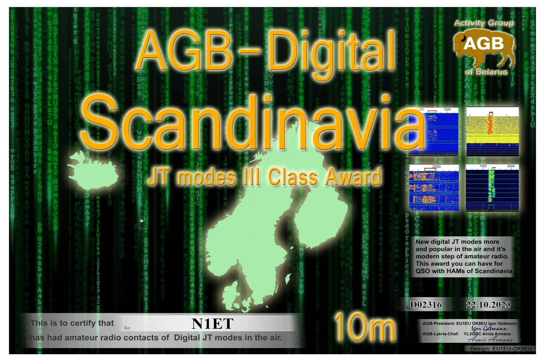 N1ET Scandinavia 10M III AGB