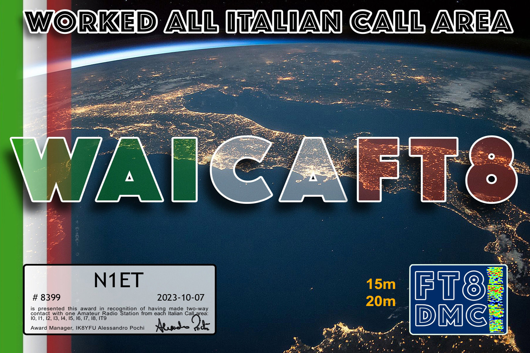 N1ET WAICA WAICA FT8DMC