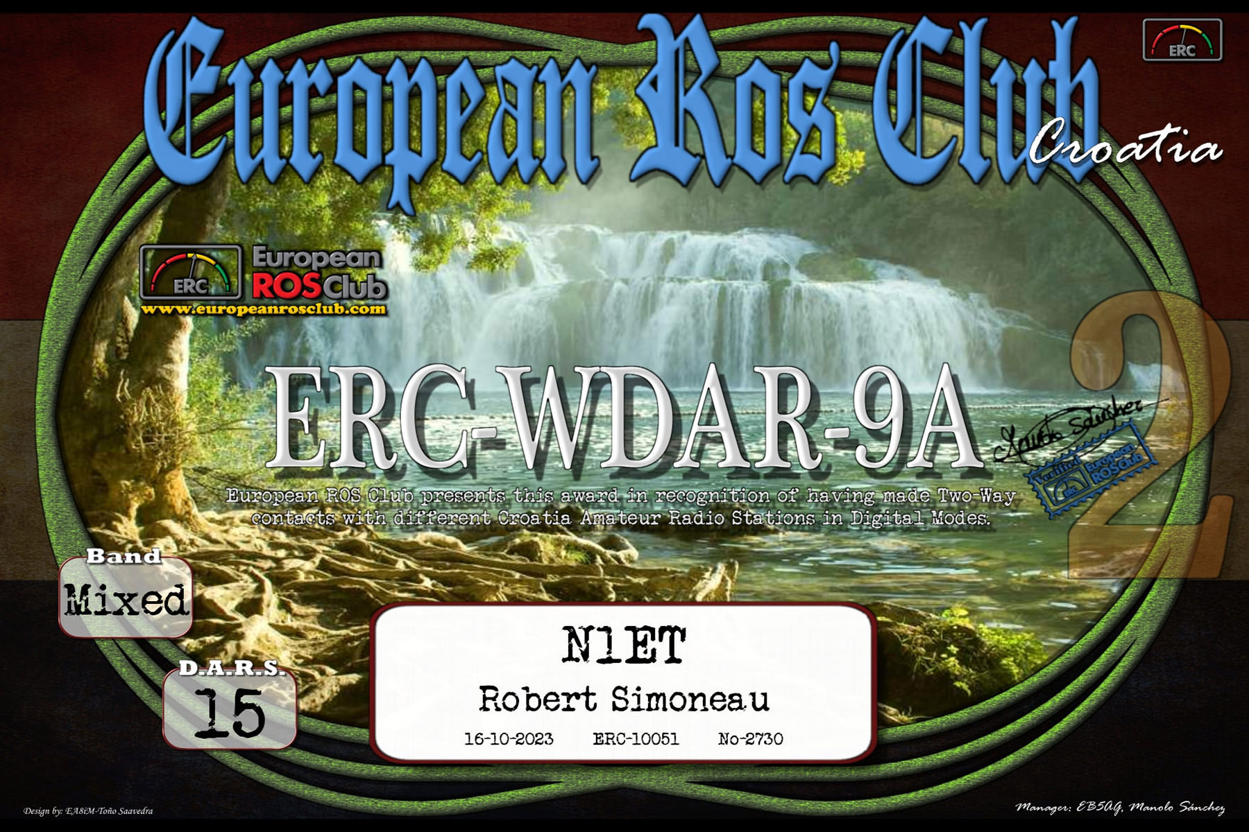 N1ET WD9A 15 ERC