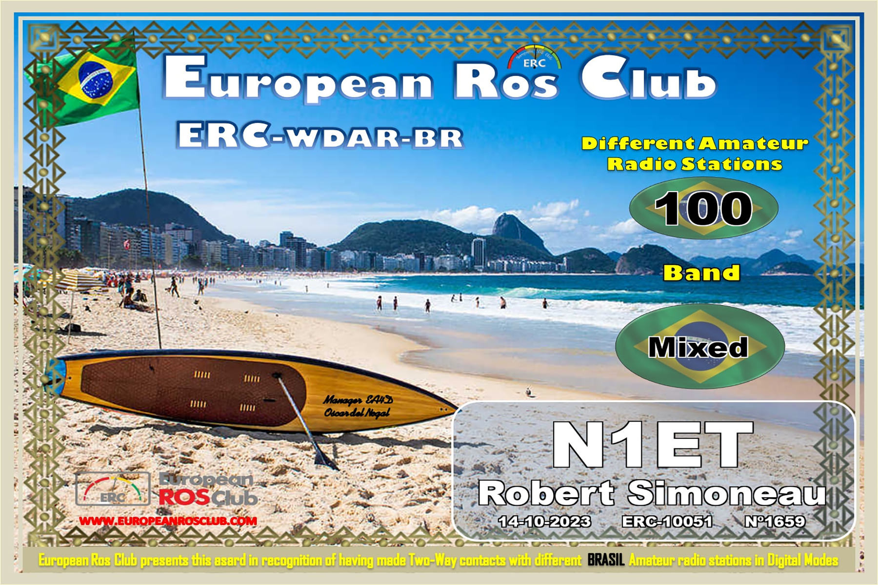 N1ET WDBR 100 ERC