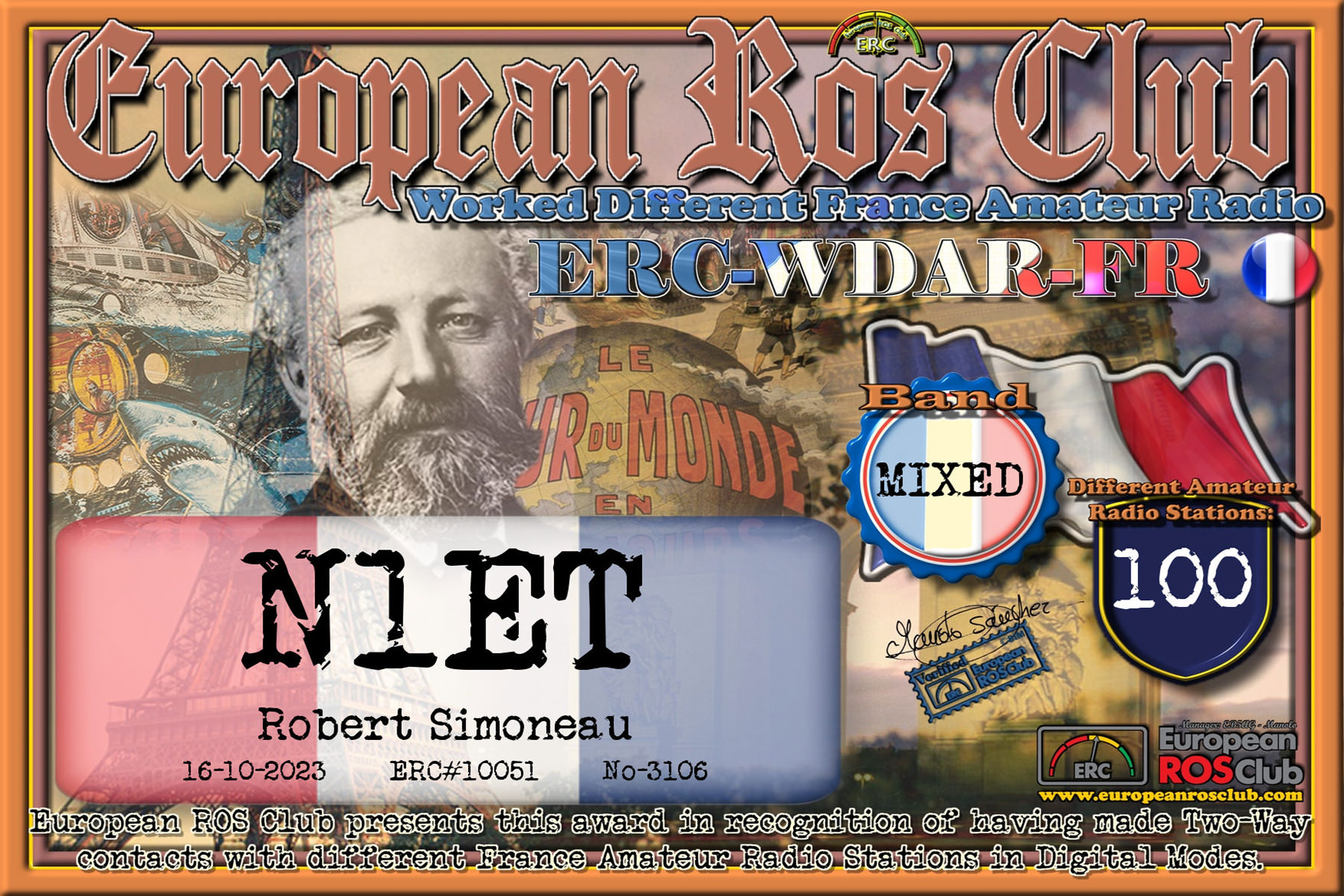 N1ET WDFR 100 ERC