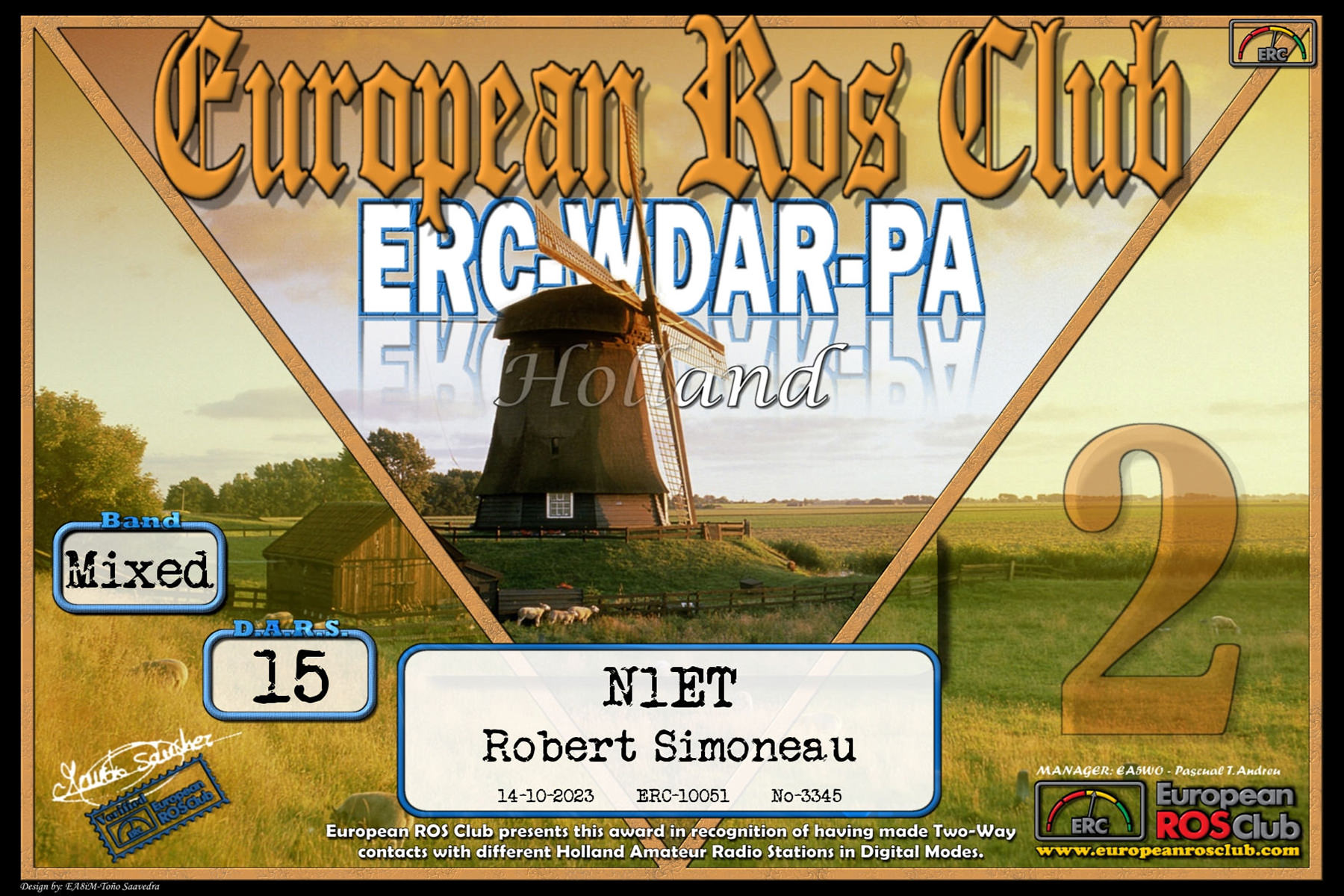N1ET WDPA 15 ERC