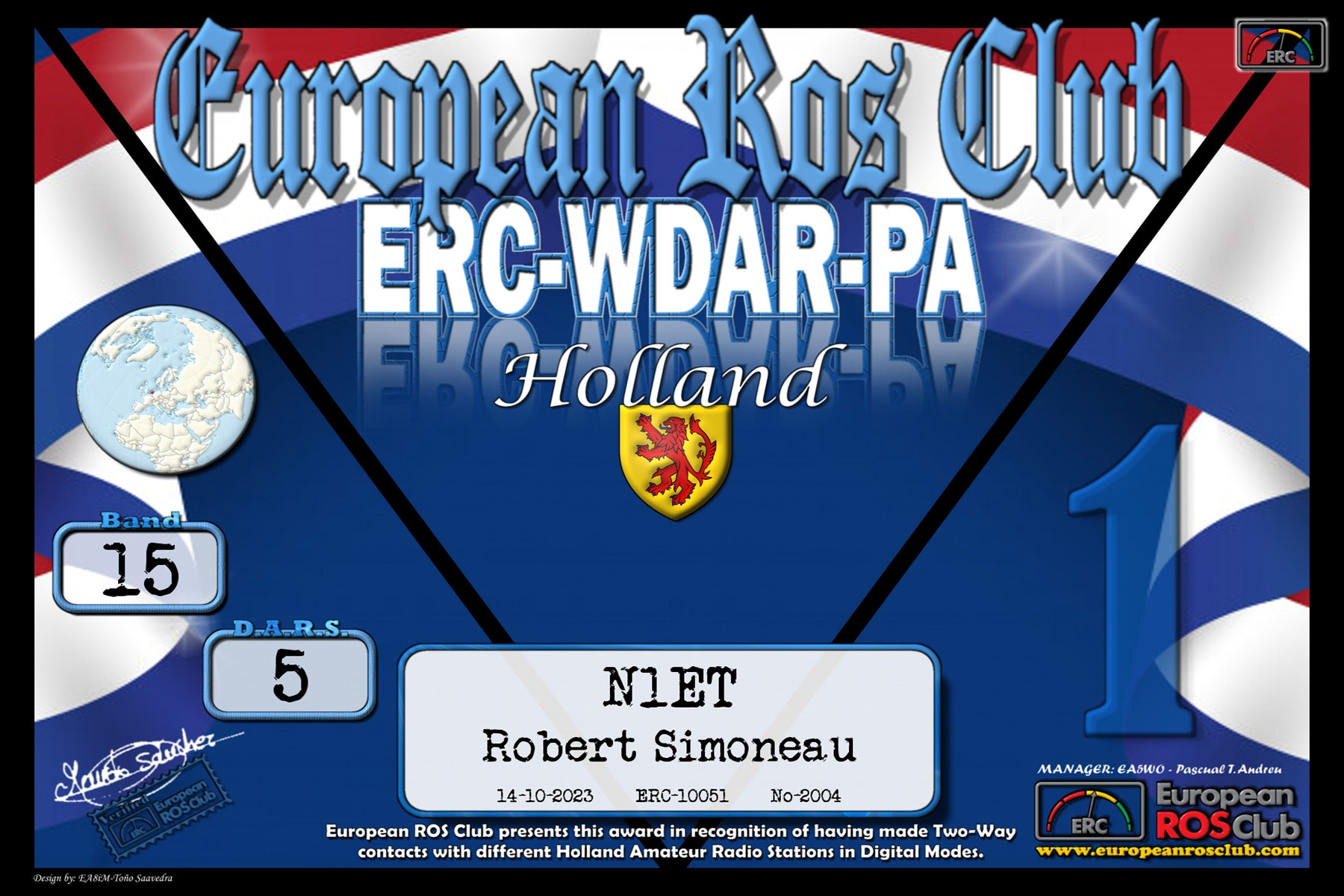 N1ET WDPA15 5 ERC