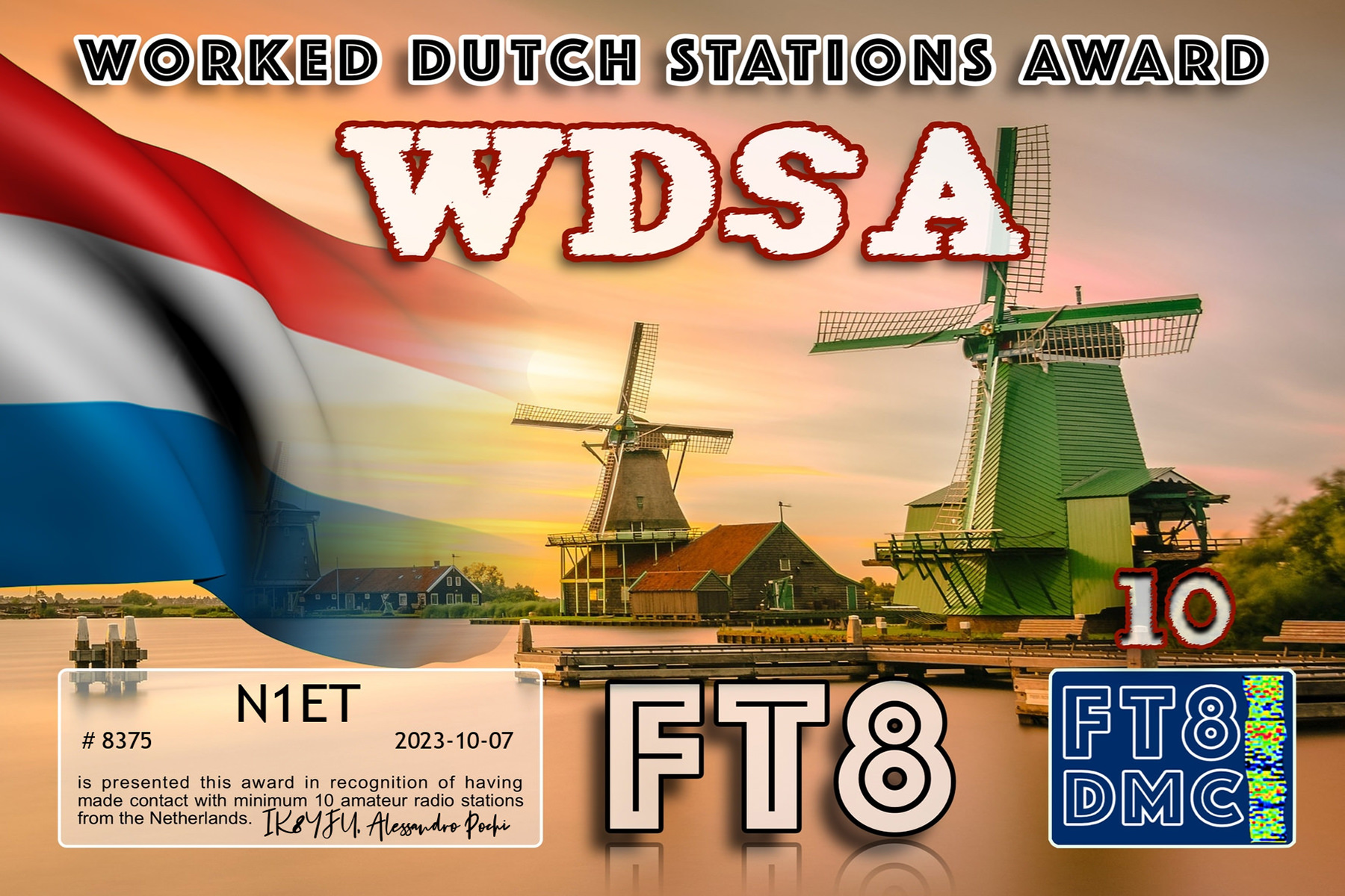 N1ET WDSA III FT8DMC