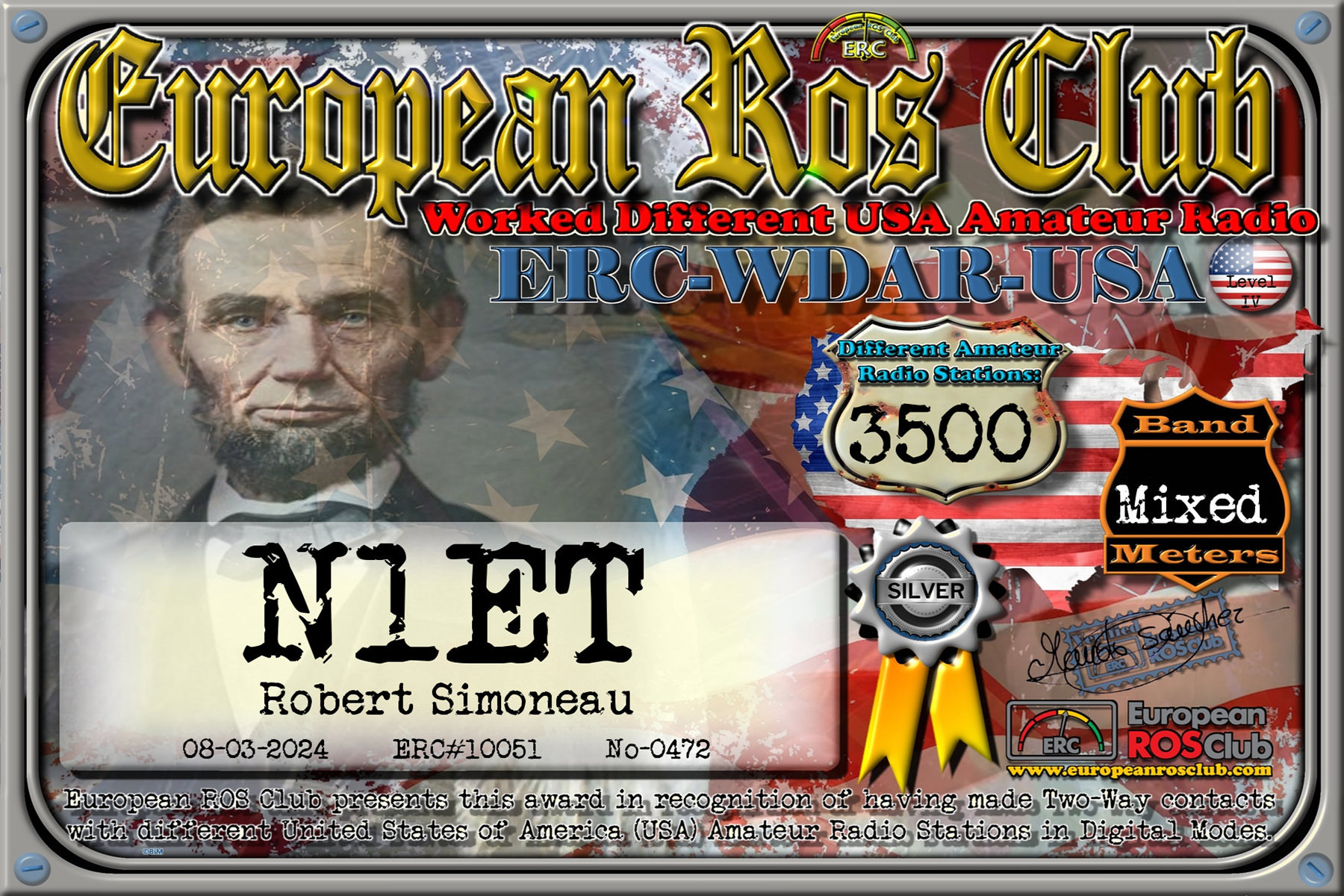 N1ET WDUS 3500 ERC