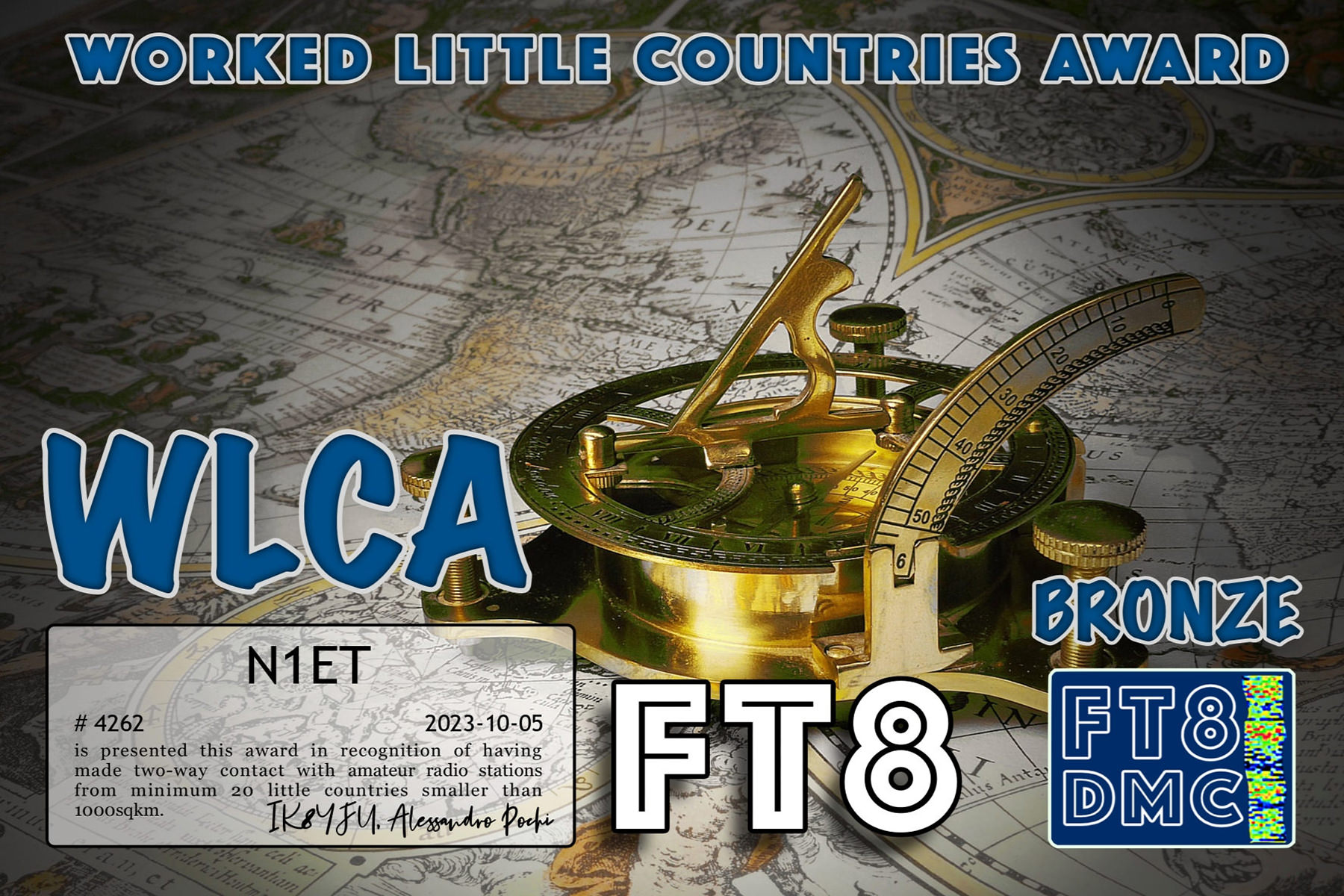 N1ET WLCA 20 FT8DMC