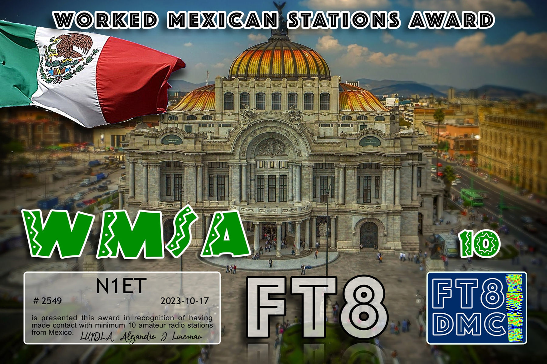 N1ET WMSA III FT8DMC