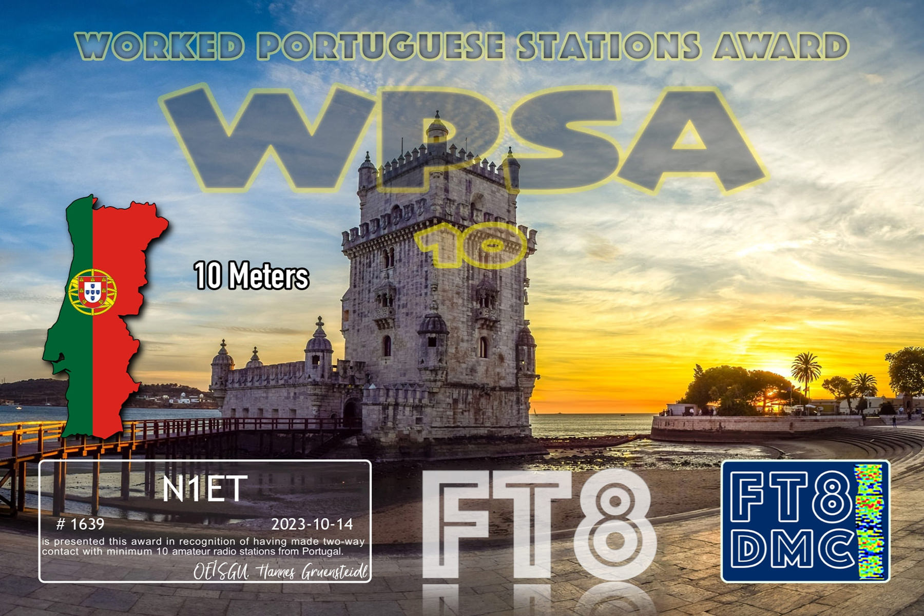N1ET WPSA10 10 FT8DMC