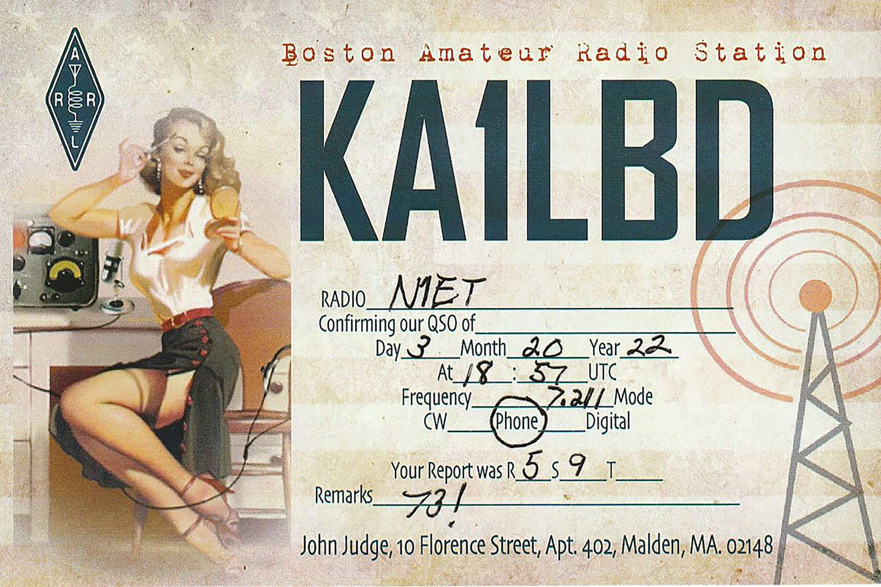 ka1lbd 20220320 1857 40m ssb paper