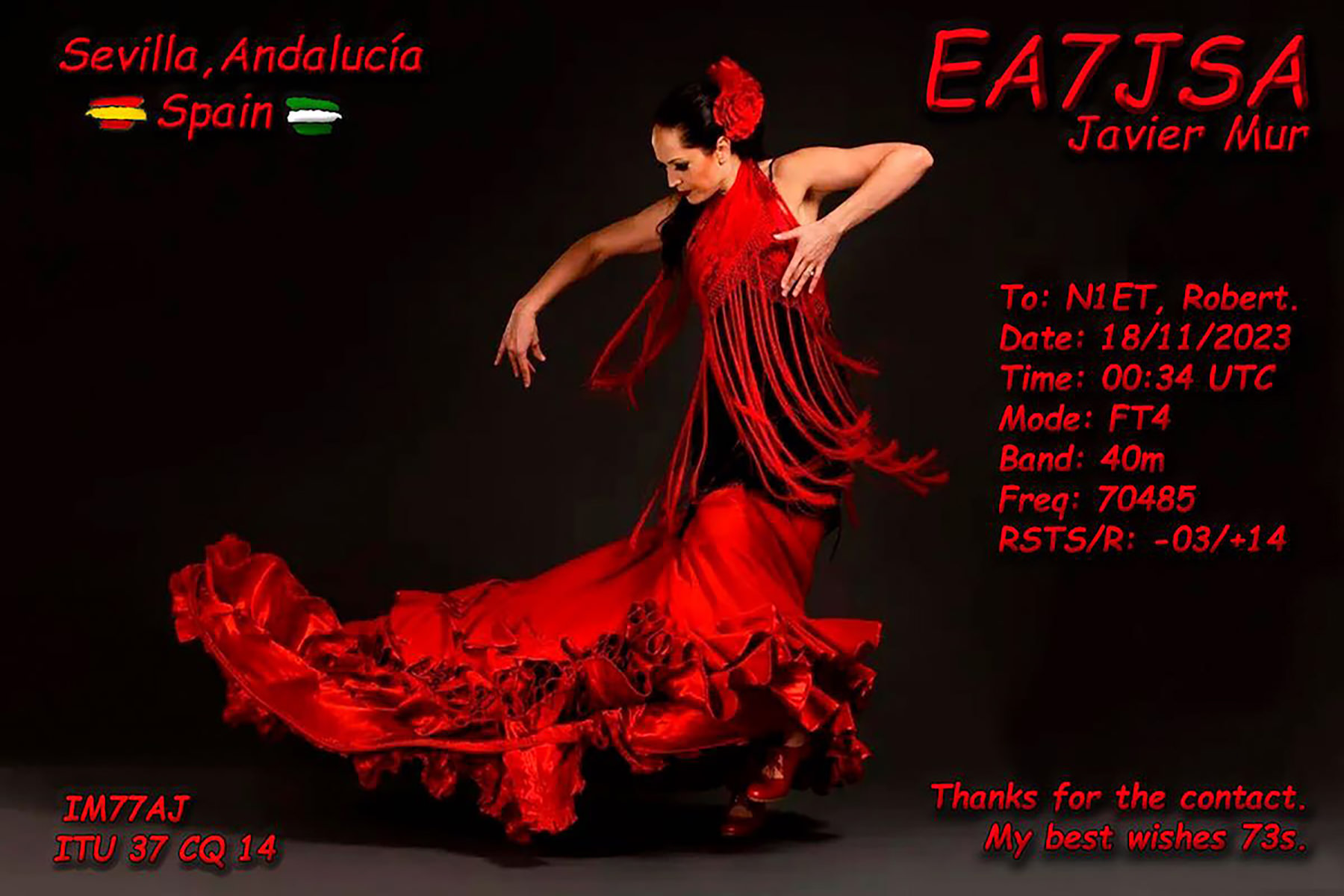 ea7jsa 2023118 0034 40m ft8