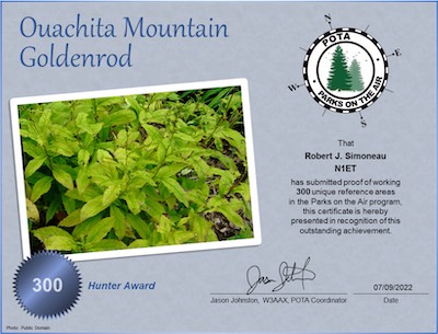 N1ET_POTA_Ouachita_Mountain_Goldenrod_Hunter