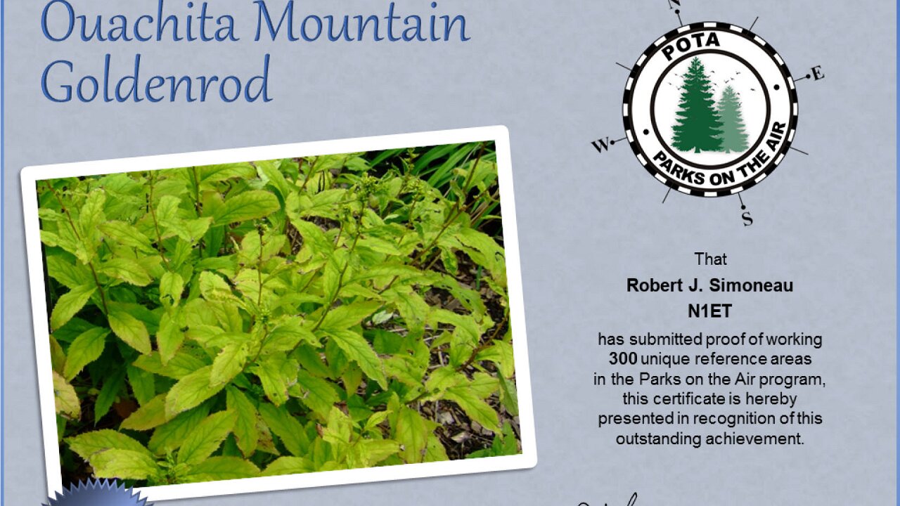 N1ET_POTA_Ouachita_Mountain_Goldenrod_Hunter